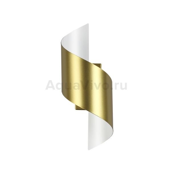 Настенный светильник Odeon Light Boccolo 3544/5LW, арматура  золото, плафон металл золотистый, 13х30 см