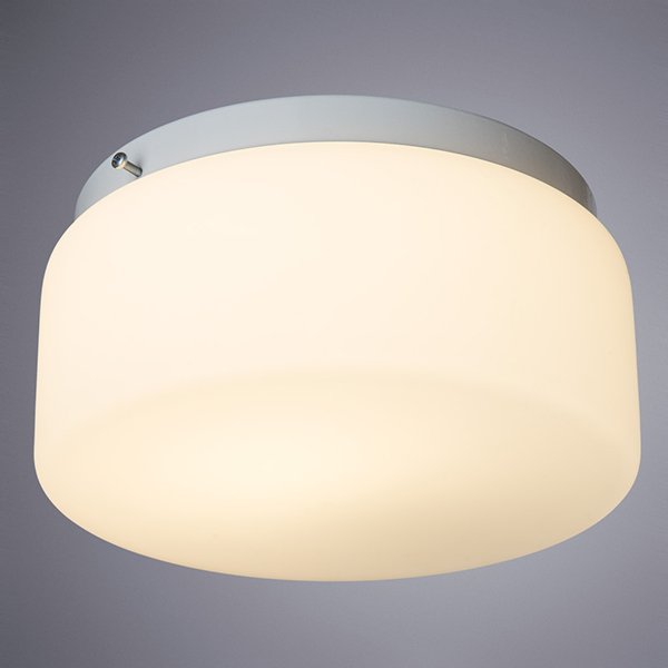 Потолочный светильник Arte Lamp Tablet A7720PL-1WH, арматура белая, плафон стекло белое, 20х20 см - фото 1