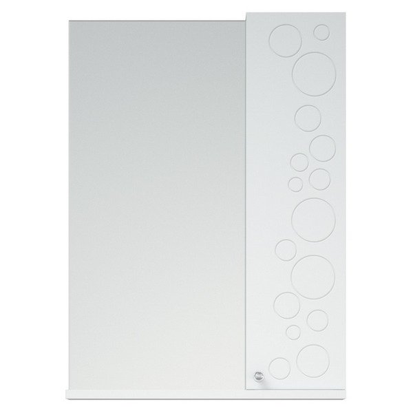 Шкаф-зеркало Corozo Орфей 50, правый, цвет белый - фото 1