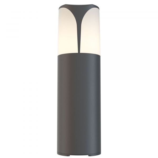 Уличный светильник Maytoni Piccadilly O017FL-01B, арматура черная, плафон пластик белый