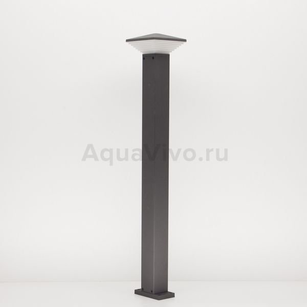 Наземный светильник Citilux CLU02B, арматура черная, плафон/абажур стекло, цвет белый/черный