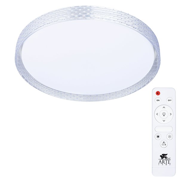 Потолочный светильник Arte Lamp Juicy A2680PL-72WH, арматура белая, плафон акрил белый, 51х51 см