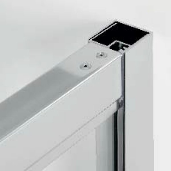Душевая дверь WasserKRAFT Berkel WasserSchutz 48P13 110x200, стекло прозрачное, профиль серебристый