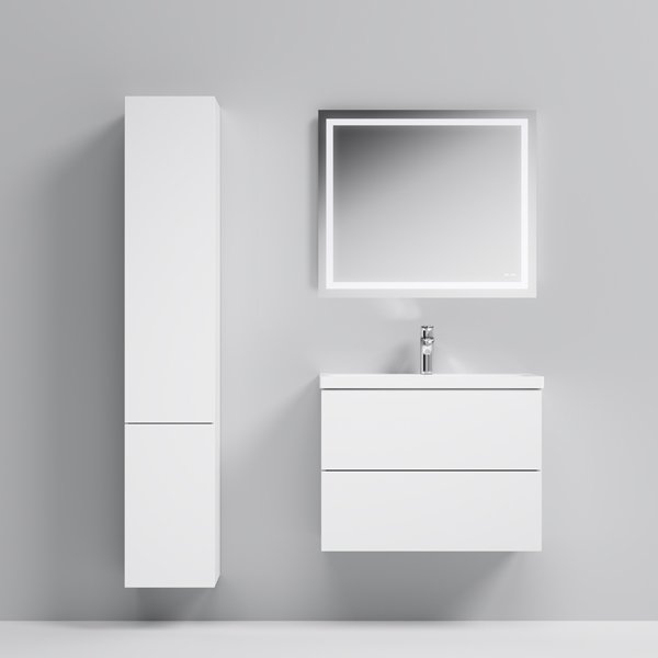 Мебель для ванной AM.PM Gem 75 подвесная, 2 ящика, цвет белый глянец - фото 1