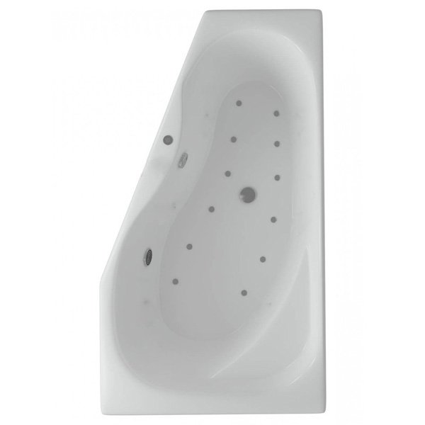 Акриловая ванна Акватек Медея 170х95, правая, цвет белый