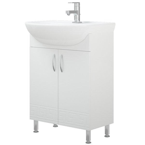 Мебель для ванной Corozo Олимп 60, цвет белый - фото 1