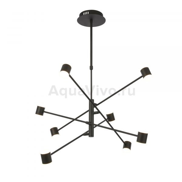 Подвесной светильник ST Luce Formolla SL1597.403.08, арматура металл, цвет черный, плафон акрил, металл, цвет белый
