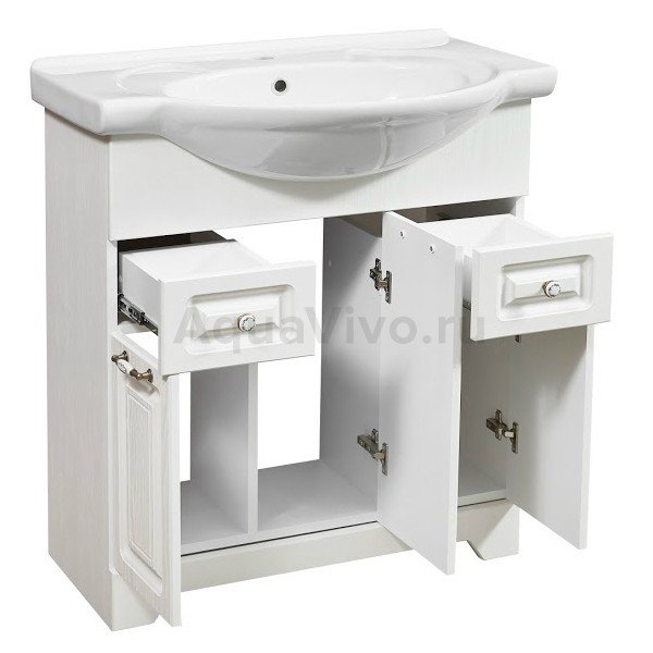Мебель для ванной Stella Polar Кармела 75, цвет Ольха белая