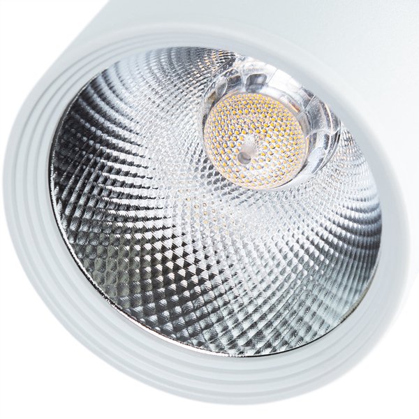 Трековый светильник Arte Lamp Traccia A2321PL-1WH, арматура белая, плафон металл белый, 9х7 - фото 1