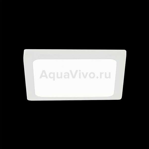 Точечный светильник Citilux Омега CLD50K080, арматура белая, плафон полимер белый, 3000K, 9х9 см