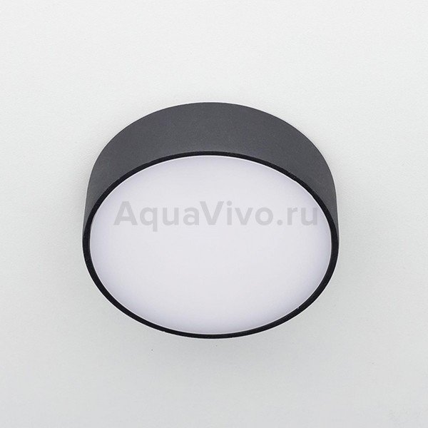 Точечный светильник Citilux Тао CL712122N, арматура черная, плафон полимер белый, 4000 К, 14х14 см