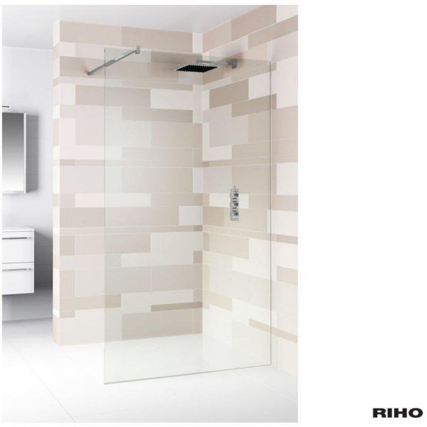 Душевая перегородка Riho Scandic Nxt X400 90, стекло прозрачное, профиль черный