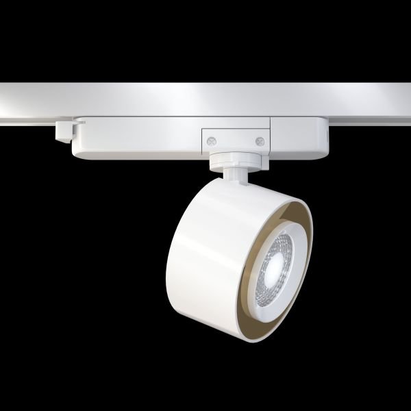 Трековый светильник Maytoni Technical Treo TR023-1-12W4K, арматура белая, плафон металл белый - фото 1