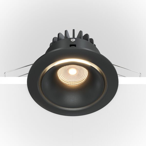 Точечный светильник Maytoni Technicali Yin DL031-2-L12B, арматура черная