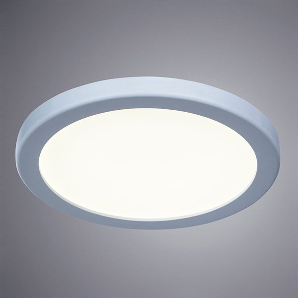 Потолочный светильник Arte Lamp Mesura A7973PL-1WH, арматура белая, плафон пластик белый, 12х12 см