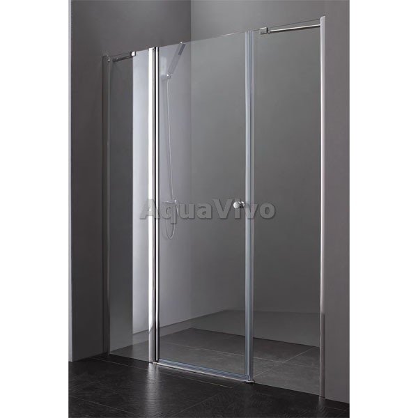 Душевая дверь Cezares ELENA-W-B-13-30+60/40-C-Cr 130, стекло прозрачное, профиль хром
