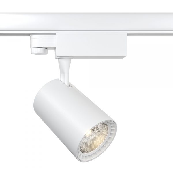 Трековый светильник Maytoni Technical Vuoro TR029-3-10W4K-W, арматура белая, плафон пластик белый