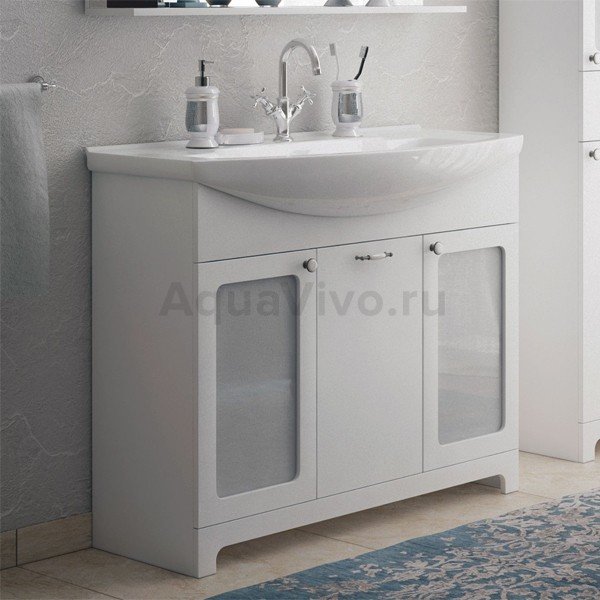 Мебель для ванной Corozo Прованс 105, цвет белый - фото 1