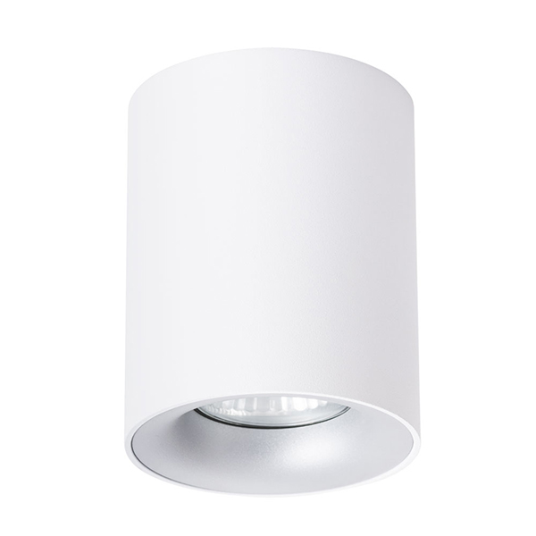 Потолочный светильник Arte Lamp Torre A1532PL-1WH, арматура белая, плафон металл белый, 8х8 см