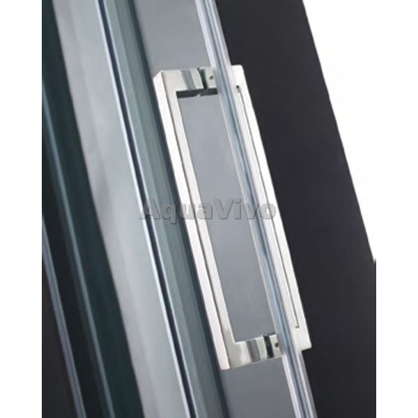 Душевая дверь Cezares PREMIER-SOFT-W-BF-1-130-С-Cr-IV 130, стекло прозрачное c антикальциевым покрытием, профиль хром