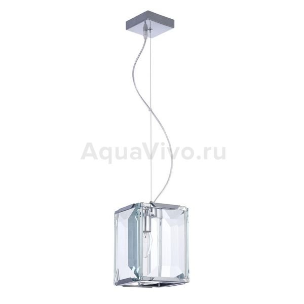Подвесной светильник Maytoni Cerezo MOD202PL-01N, арматура цвет никель, плафон/абажур стекло, цвет прозрачный