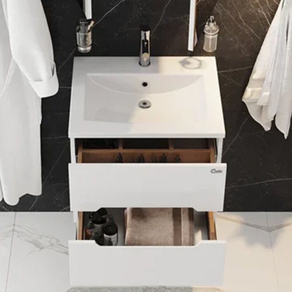 Мебель для ванной Оника Айленд 60.13, цвет белый