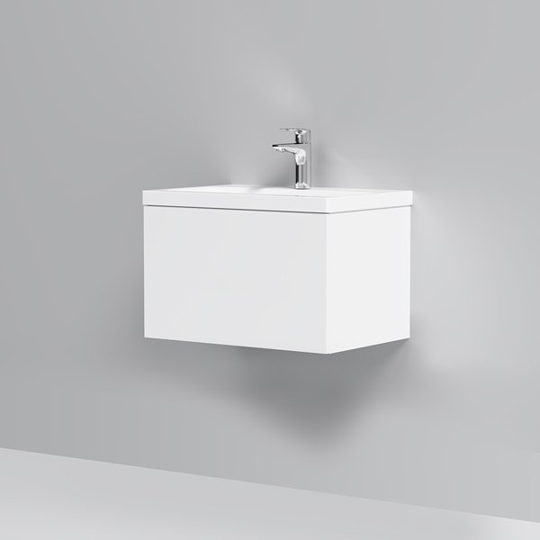 Мебель для ванной AM.PM Gem 60 подвесная, 1 ящик, цвет белый глянец - фото 1