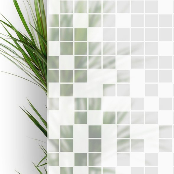 Душевой уголок Тритон Стандарт 90x90, стекло прозрачное с мозаикой, профиль белый - фото 1