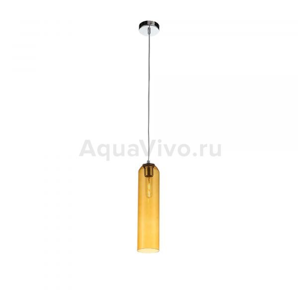 Подвесной светильник ST Luce Callana SL1145.193.01, арматура металл, цвет хром, плафон стекло, цвет желтый