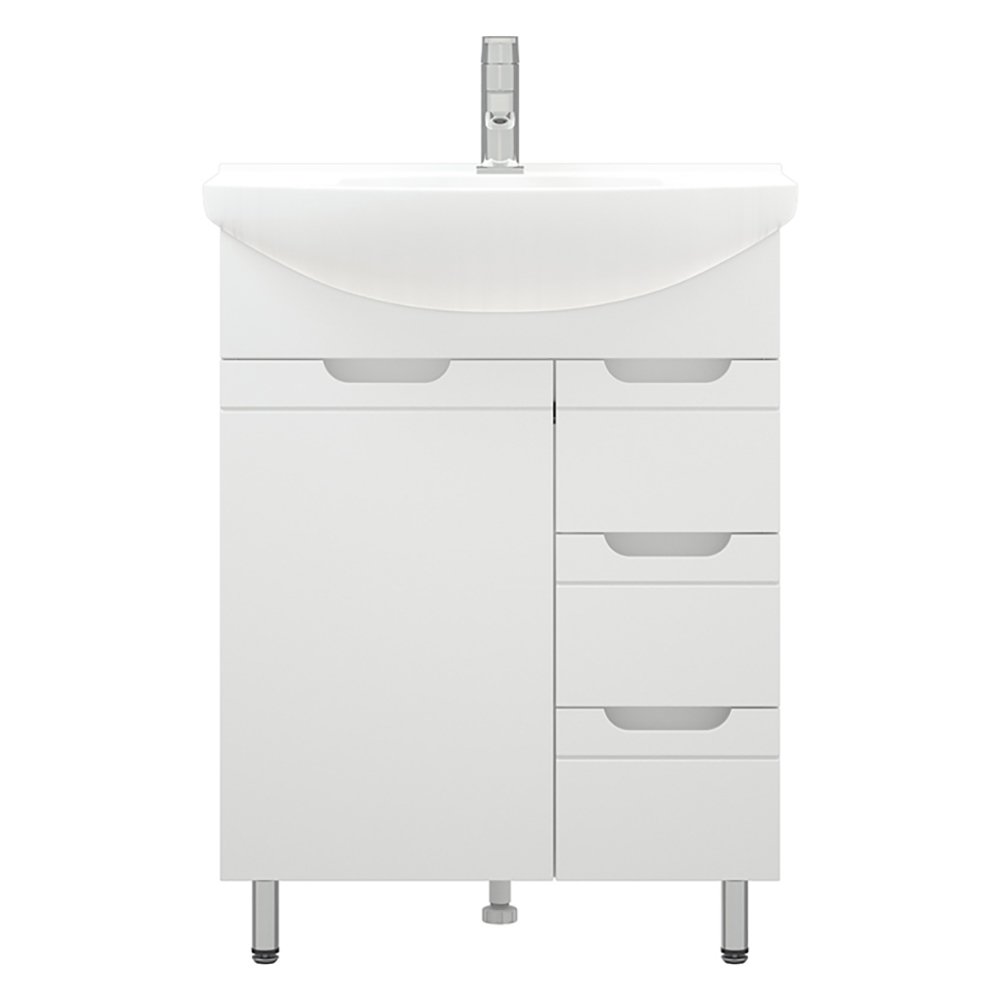 Мебель для ванной Corozo Лея 65 Z3, цвет белый