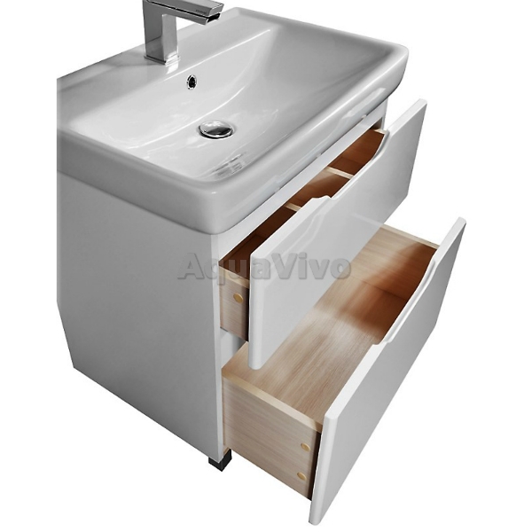 Мебель для ванной Dreja Q Plus 55, цвет белый лак - фото 1