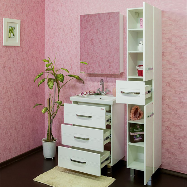Мебель для ванной Sanflor Анкона 60, цвет белый - фото 1