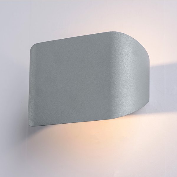 Настенный светильник Arte Lamp Lucciola A1429AP-1GY, арматура серая, плафон металл серый, 16х10 см - фото 1