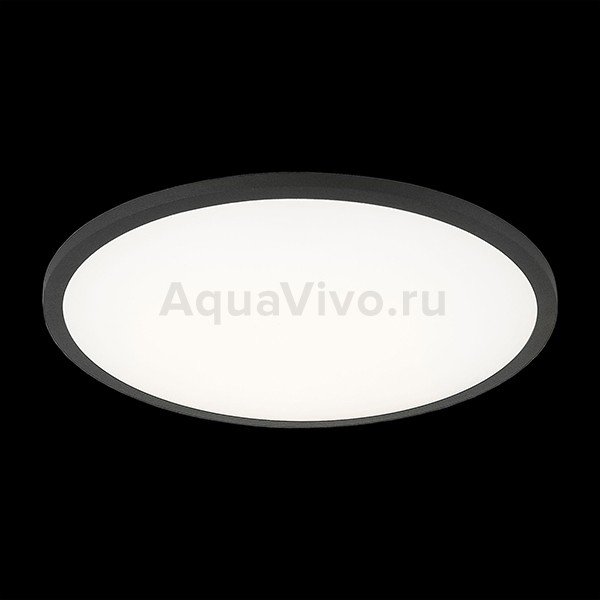 Точечный светильник Citilux Омега CLD50R222, арматура черная, плафон полимер белый, 3000K, 18х18 см