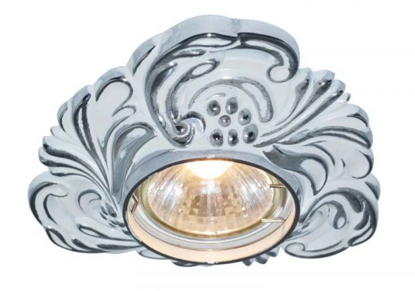 Точечный светильник Arte Lamp Occhio A5285PL-1WA, арматура белая / хром, 12х12 см