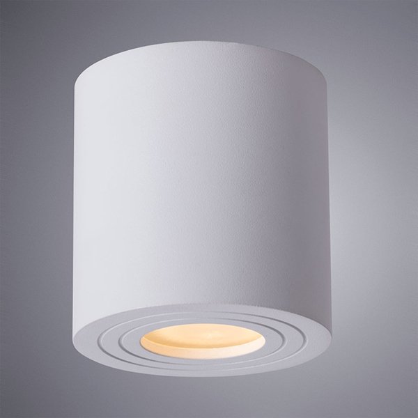 Потолочный светильник Arte Lamp Galopin A1460PL-1WH, арматура белая, плафон металл белый, 9х9 см - фото 1