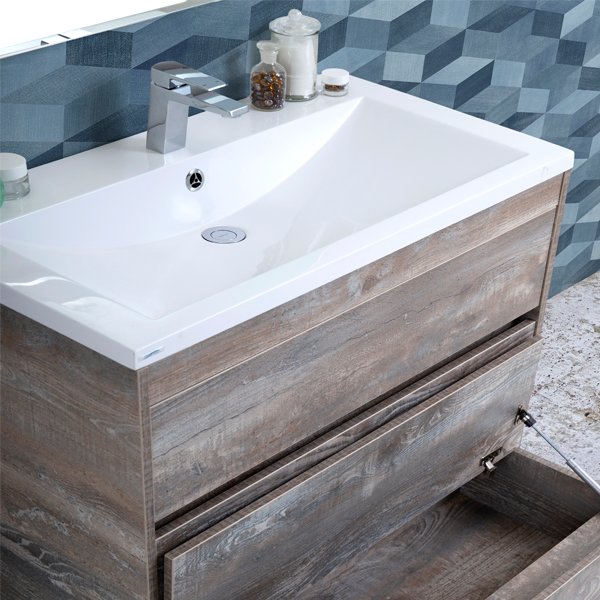 Мебель для ванной Art & Max Family 60 напольная, цвет бетон экзотик - фото 1
