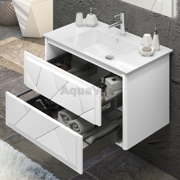 Мебель для ванной Опадирис Луиджи 70, цвет белый - фото 1