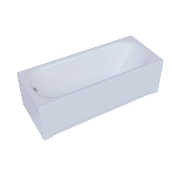 Акриловая ванна Акватек Лугано 160x70, цвет белый