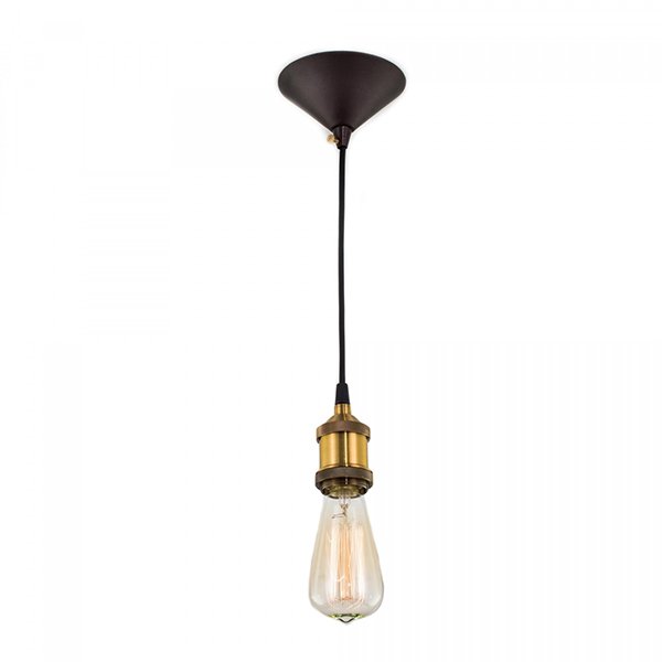 Подвесной светильник Citilux Эдисон CL450100, арматура бронза / венге