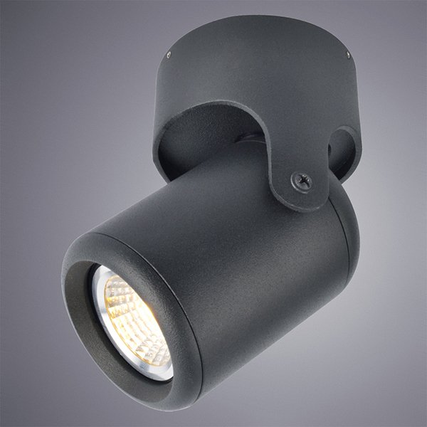 Спот Arte Lamp Libra A3316PL-1BK, арматура черная, плафон металл черный, 7х13 см - фото 1
