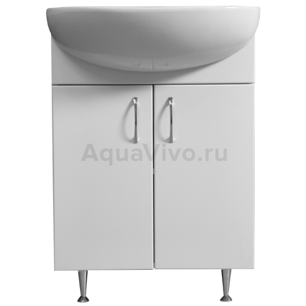 Мебель для ванной Stella Polar Концепт Эко 55, напольная, цвет белый - фото 1