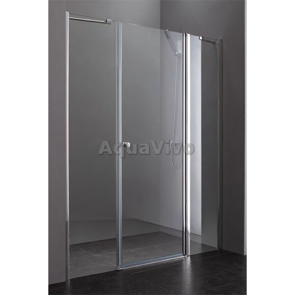 Душевая дверь Cezares ELENA-W-B-13-40+60/50-P-Cr 150, стекло прозрачное, профиль хром
