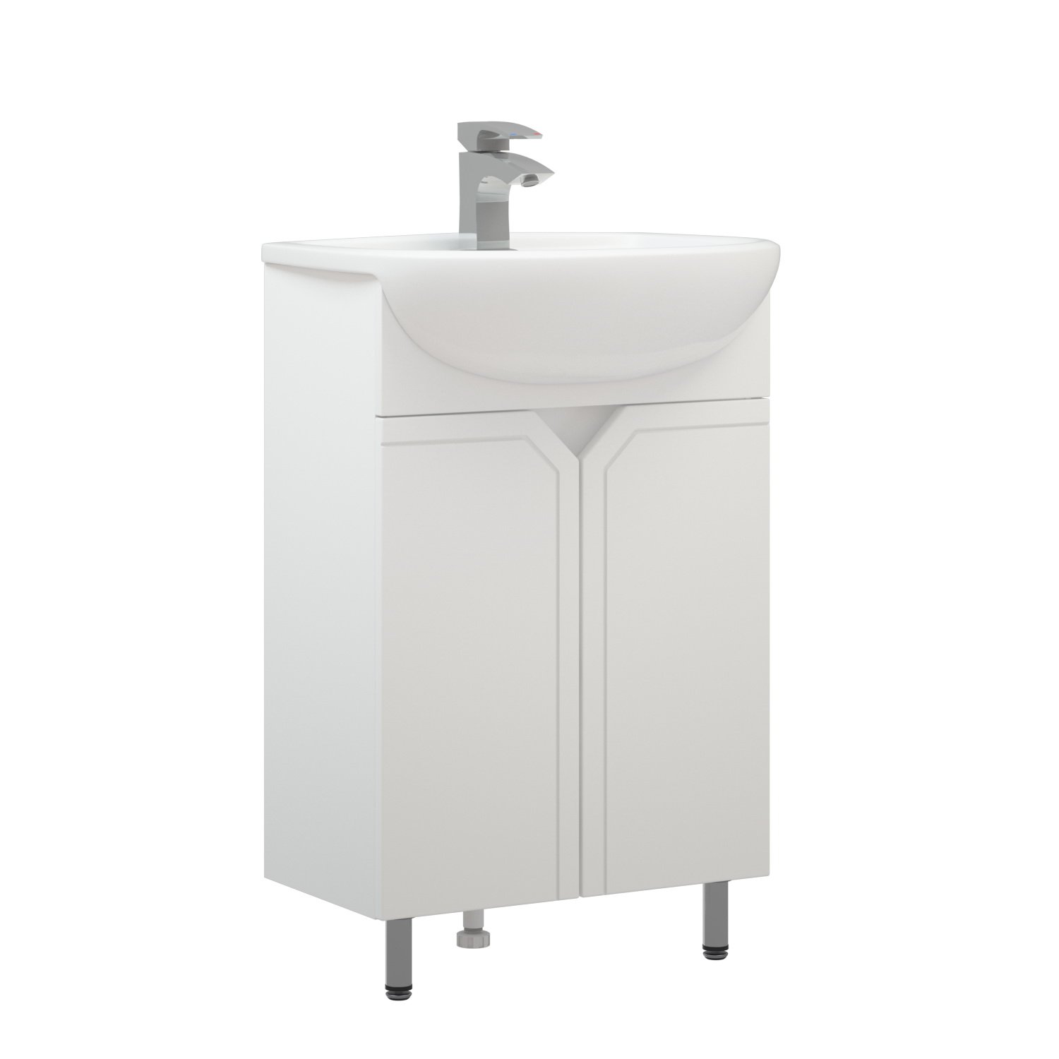 Мебель для ванной Corozo Сириус 55, цвет белый - фото 1