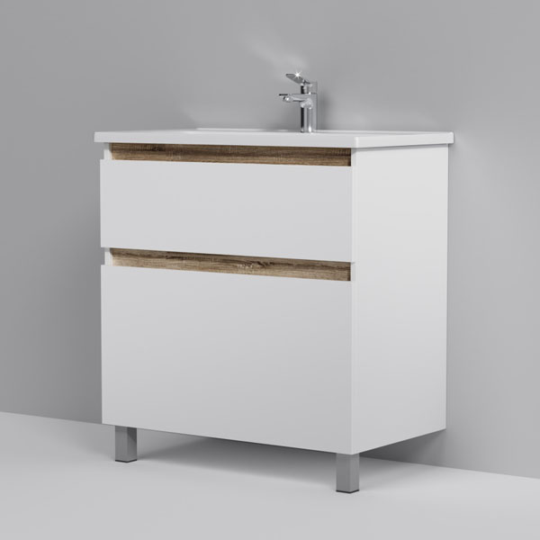 Мебель для ванной AM.PM X-Joy 80 напольная, цвет белый глянец - фото 1