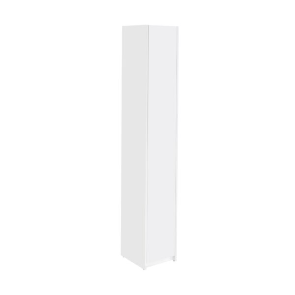Шкаф-пенал Акватон Лондри 30, узкий, цвет белый глянец