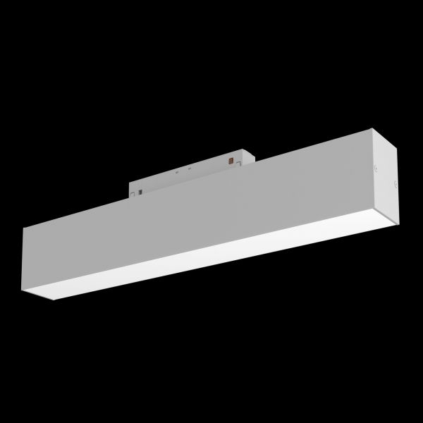 Трековый светильник Maytoni Technical Basis TR012-2-12W4K-W, арматура белая, плафон металл белый