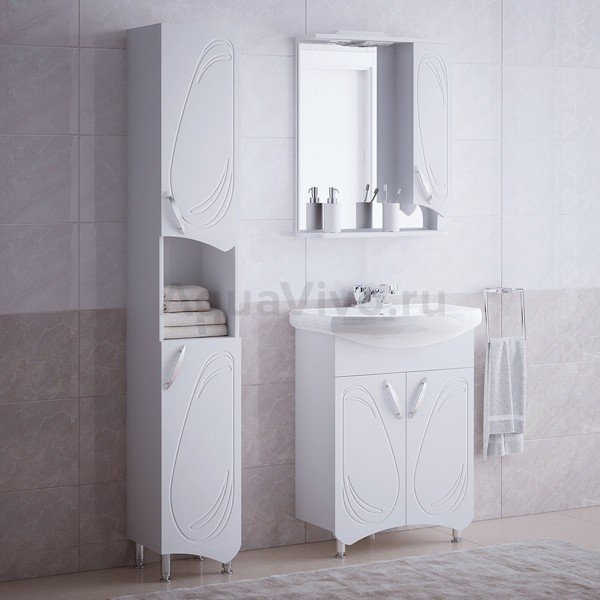 Мебель для ванной Corozo Кентис 60, цвет белый