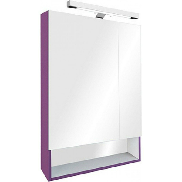 Зеркальный шкаф Roca Gap 80, покрытие пленка, цвет фиолетовый