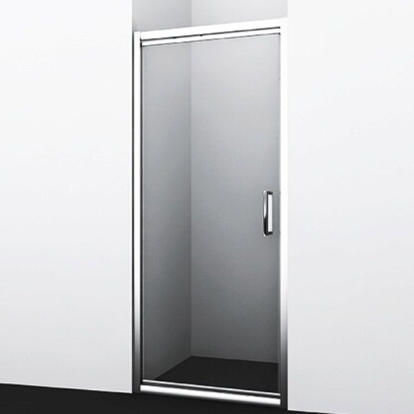 Душевая дверь WasserKRAFT Salm WasserSchutz 27I12 100x200, стекло прозрачное, профиль серебристый - фото 1